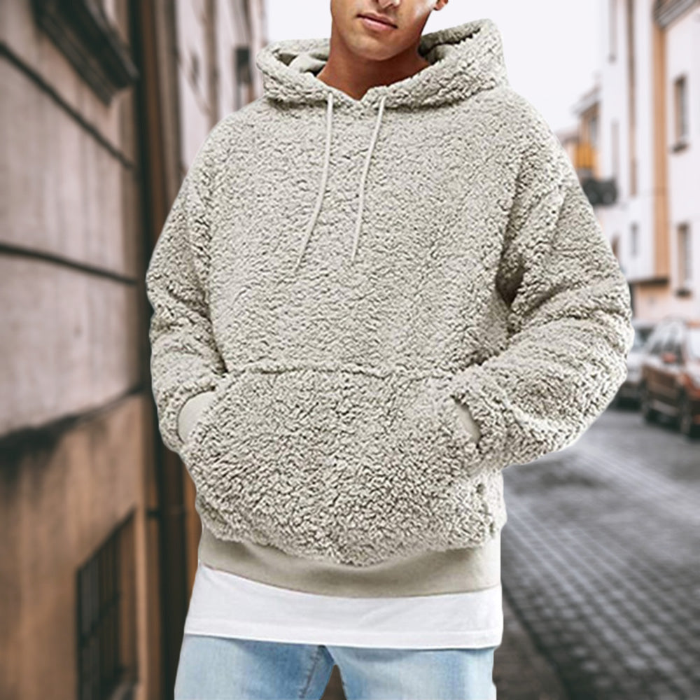 Macymars™ Men's Autumn and Winter Plush Hooded Sweater